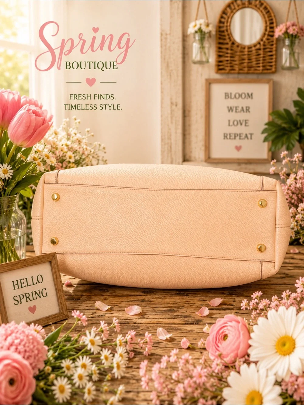 Coach Edie 42 Horse and Carriage embossed Hobo Bag in Blush Pink